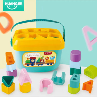 Huanger Baby's First Blocks With Basket
